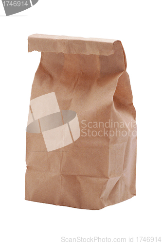 Image of Paper bags on white background