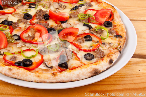 Image of Tasty Italian pizza