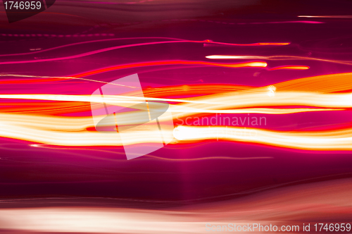 Image of Moving textural, red lights