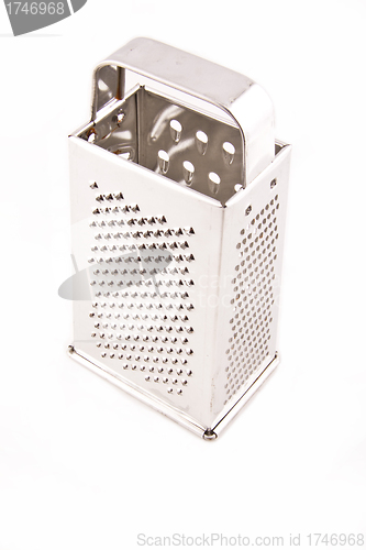 Image of Shiny stainless steel cheese grater