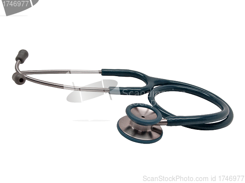 Image of a Doctor's stethoscope on a white