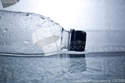 Image of Bottle with pure water