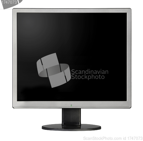 Image of Computer monitor isolated