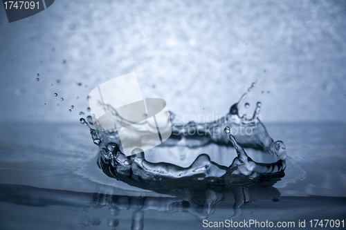 Image of water splash isolated
