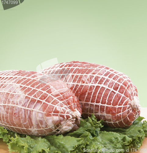 Image of Two big pieces of fresh ham