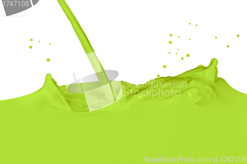 Image of splashing paint