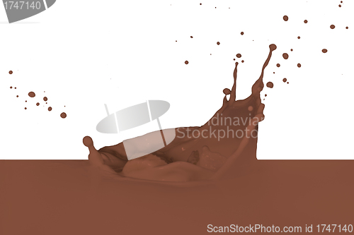 Image of splashing milk