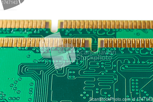 Image of memory module close up