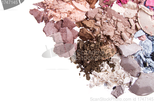 Image of crushed eyeshadows