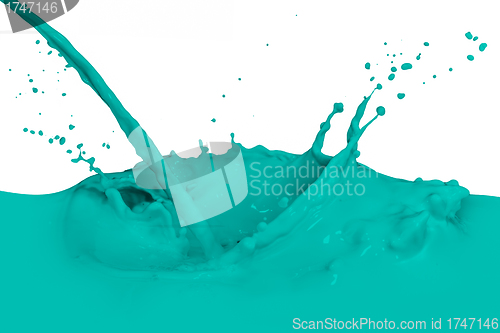 Image of splashing paint