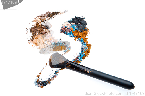 Image of crushed eyeshadows