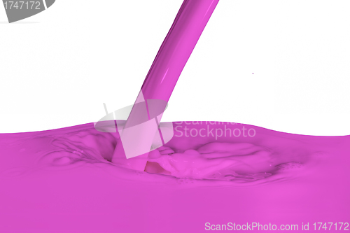 Image of splashing paint