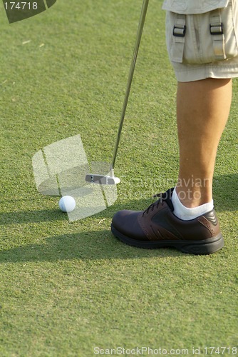 Image of Putting on the green