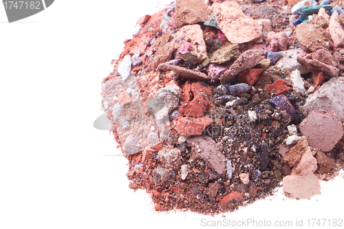 Image of crushed eyeshadows