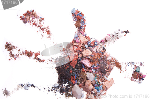 Image of crushed eyeshadows