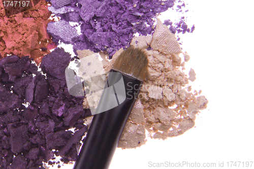 Image of crushed eyeshadows