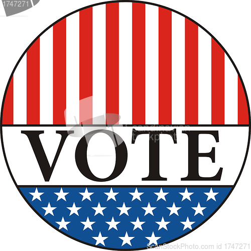 Image of vote badge