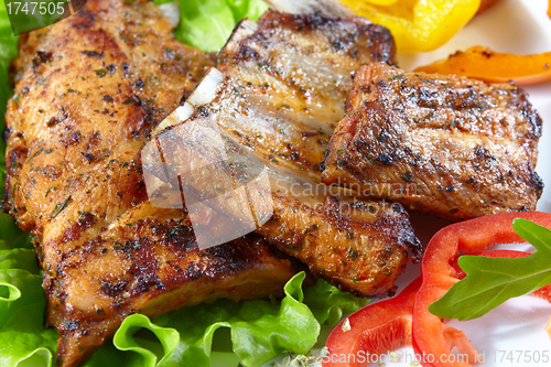 Image of grilled pork ribs