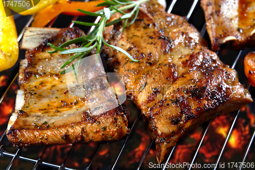 Image of grilled pork ribs