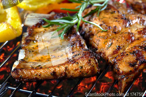 Image of grilled pork ribs