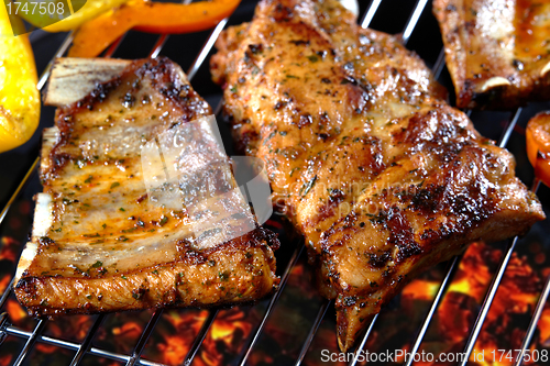 Image of grilled pork ribs