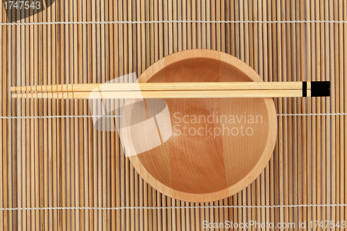 Image of Chopsticks and Bowl