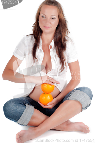 Image of Beautiful pregnant woman