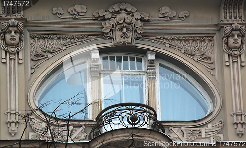 Image of Art Nouveau Window