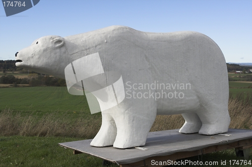 Image of Artificial polar bear