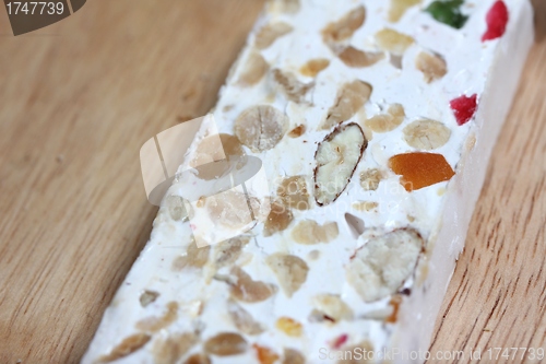 Image of white nougat