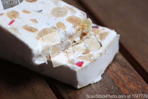 Image of white nougat