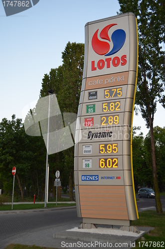 Image of Lotos - gas station in Lithuania