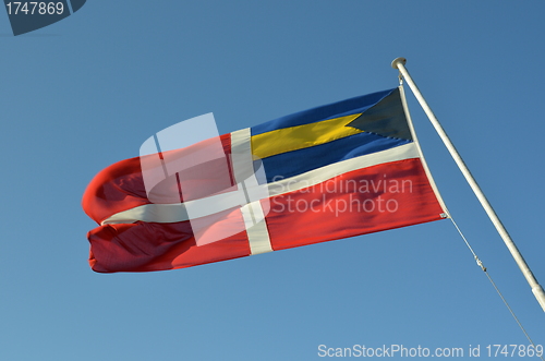 Image of Combination of flag - Denmark and Bahamas