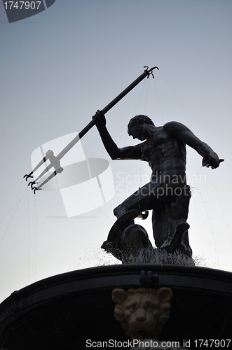 Image of Neptune fountain - Gdansk