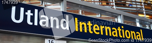 Image of International - sign