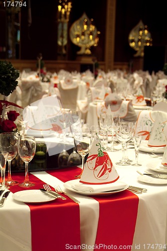 Image of Party decorated tables