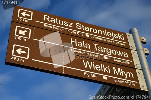 Image of Sign post