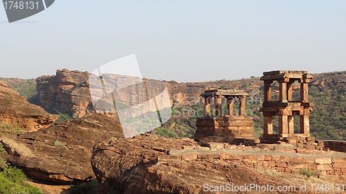 Image of historic temple near Badami