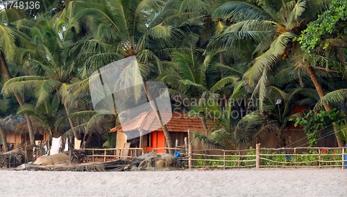 Image of beach scenery in Goa