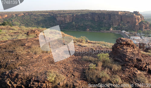 Image of scenery around Badami