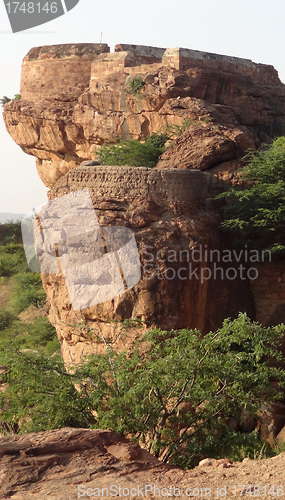 Image of scenery around Badami