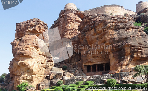 Image of a Badami Cave Temple