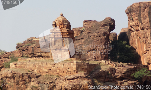 Image of temple in Badami