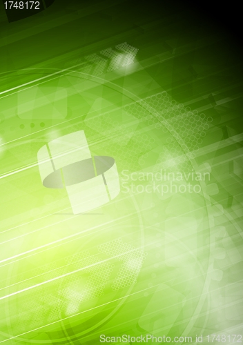 Image of Vibrant technical background with arrows