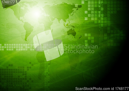 Image of Abstract technical background