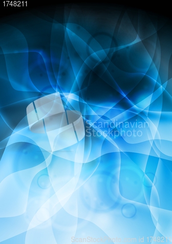 Image of Blue abstract backdrop