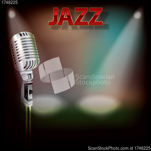 Image of abstract jazz background