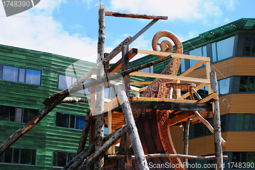 Image of Oseberg ship replica