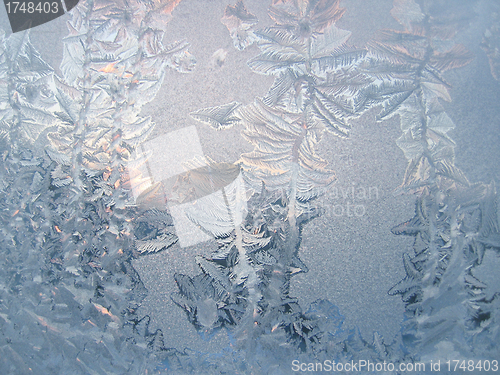 Image of ice pattern