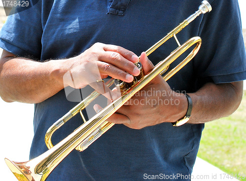 Image of Trumpet player.